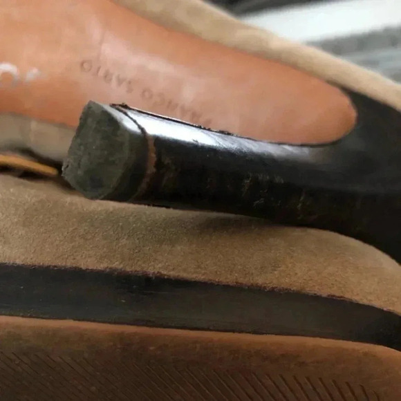 Franco Sarto Sabelle Ankle Stiletto Suede Booties - Picture 10 of 12